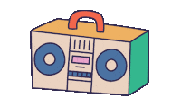 neongsan love music animation dj Sticker
