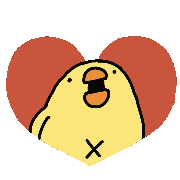 Bird No Sticker by ぴょろりんちょ（ひよこ人間ぴよ）