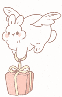 Christmas Bunny GIF