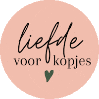 susstudio check liefde koffie miek Sticker