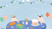 Happy Birthday Party GIF by Kaho Yoshida