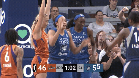 Excited Sport GIF by WNBA