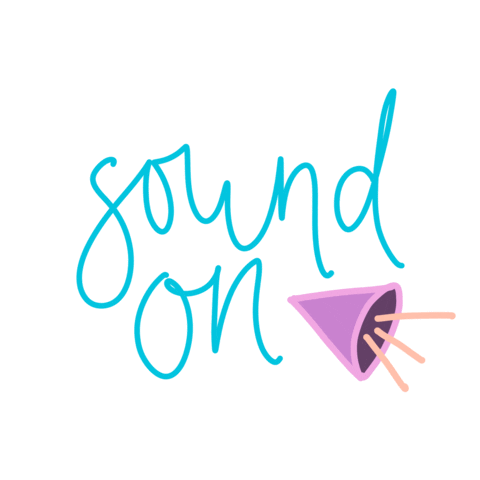 Sound Listen Sticker by White Deer