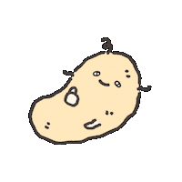 Tired Potato Sticker