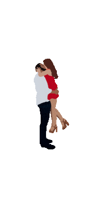 Couple Kiss Sticker
