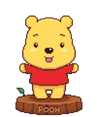 pooh STICKER