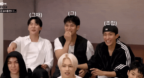 Kim Mingyu Laughing GIF