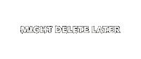 Love You Bye Might Delete Later Sticker by LARRY PINK THE HUMAN