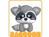 carcrashcarlos animals raccoon aw creatures Sticker