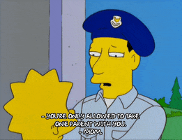 serious lisa simpson GIF