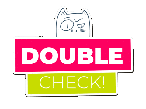 Cat Check Sticker by Homepage.rs