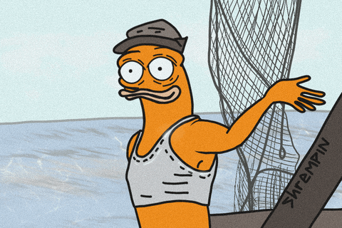 At Sea Hello GIF by shremps