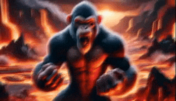 AngryMonky giphyupload angry nft monkey GIF