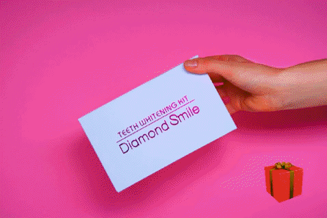 diamondsmileteeth giphygifmaker giphyattribution smile shopping GIF