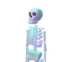 Skeleton Im Out GIF by jjjjjohn