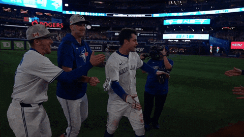 High Five Blue Jays GIF by Toronto Blue Jays