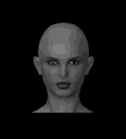 girl glitch GIF