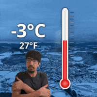 27 Degrees Fahrenheit GIF