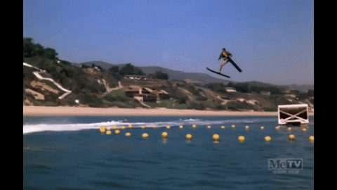 kevcraven giphygifmaker fonzie the fonz jumping the shark GIF