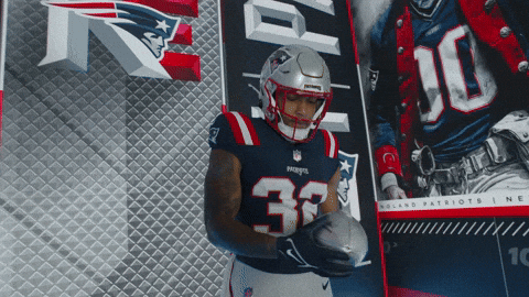 Running Back Football GIF by New England Patriots