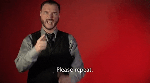please repeat sign language GIF by Sign with Robert
