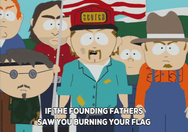 flag talking GIF by South Park 