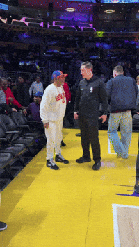 Spike Lee Hug GIF by NBA