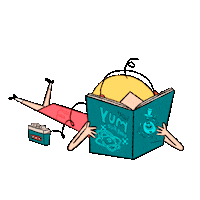 Book Gift Sticker by TheGlowAnimation