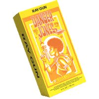 Yellow Hair Ray Gun Sticker by Danger Jones™