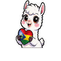 Llama Sticker by El Presidente