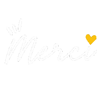 French Language Thank You Sticker by grousseta