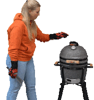 Grilling Green Egg Sticker by The Bastard - Serious Outdoor Cooking