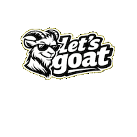 Lets Go Goat Sticker