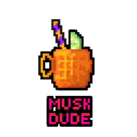 am-ne drink friday pixel art drinks Sticker