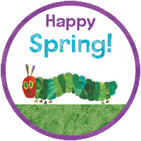 Very Hungry Caterpillar Happy Spring Sticker by PenguinKids