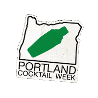 PDXCW drinks week cocktail cocktails Sticker