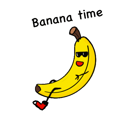 Time Banana Sticker
