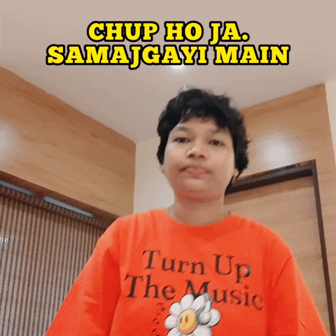 Stop Talking Enough Said GIF