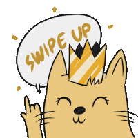 Cat Cartoon Sticker by Komik Aman