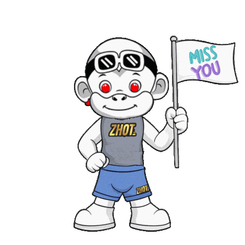 Happy Miss You Sticker by Zhot