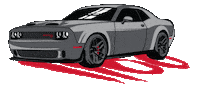 speedsociety car dodge hellcat srt Sticker