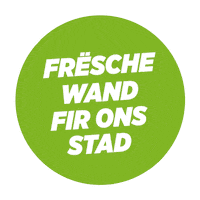 DeiGreng déi gréng Sticker