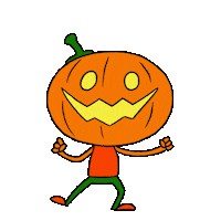 Jack-O-Lantern Halloween Sticker by Thomas Bruinsma