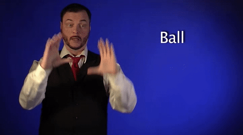 sign language ball GIF by Sign with Robert