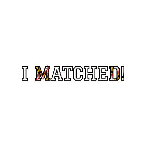 Maryland I Matched Sticker by UMSOMAdmissions