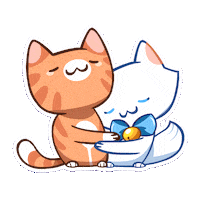 Cats Love Sticker by Mino Games