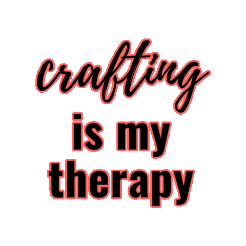 Therapy Crafting Sticker by A Cherry On Top Crafts