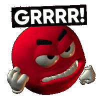 Angry Face Sticker by Die Linke Schwelm