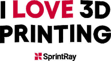 3D Printer Dentist Sticker by SprintRay