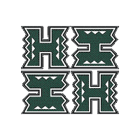 Hawaii Warriors Sticker by Hawaii's Finest